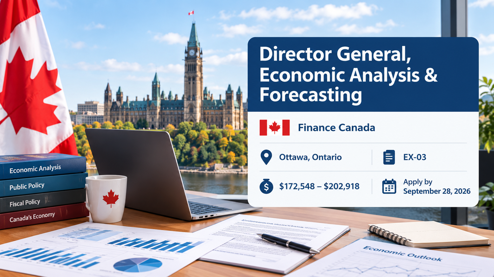 Director General Economic Analysis Forecasting Job at Finance Canada
