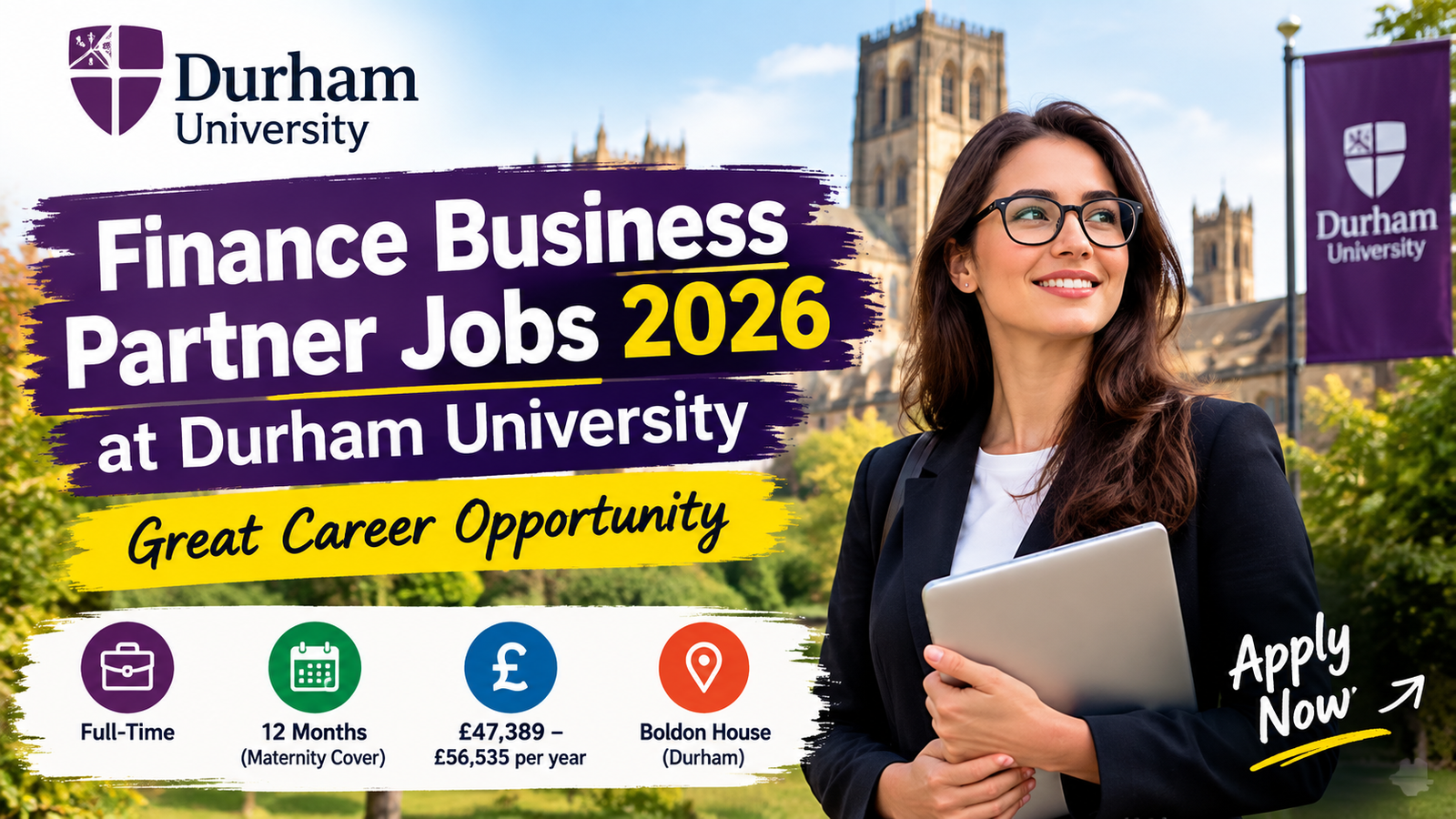 Finance Business Partner Jobs 2026 at Durham University