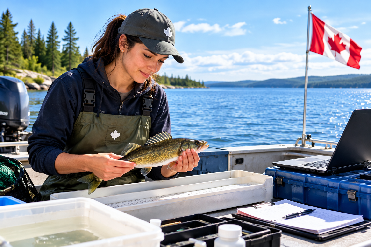 Great Lakes fisheries student conducting fieldwork in 2027