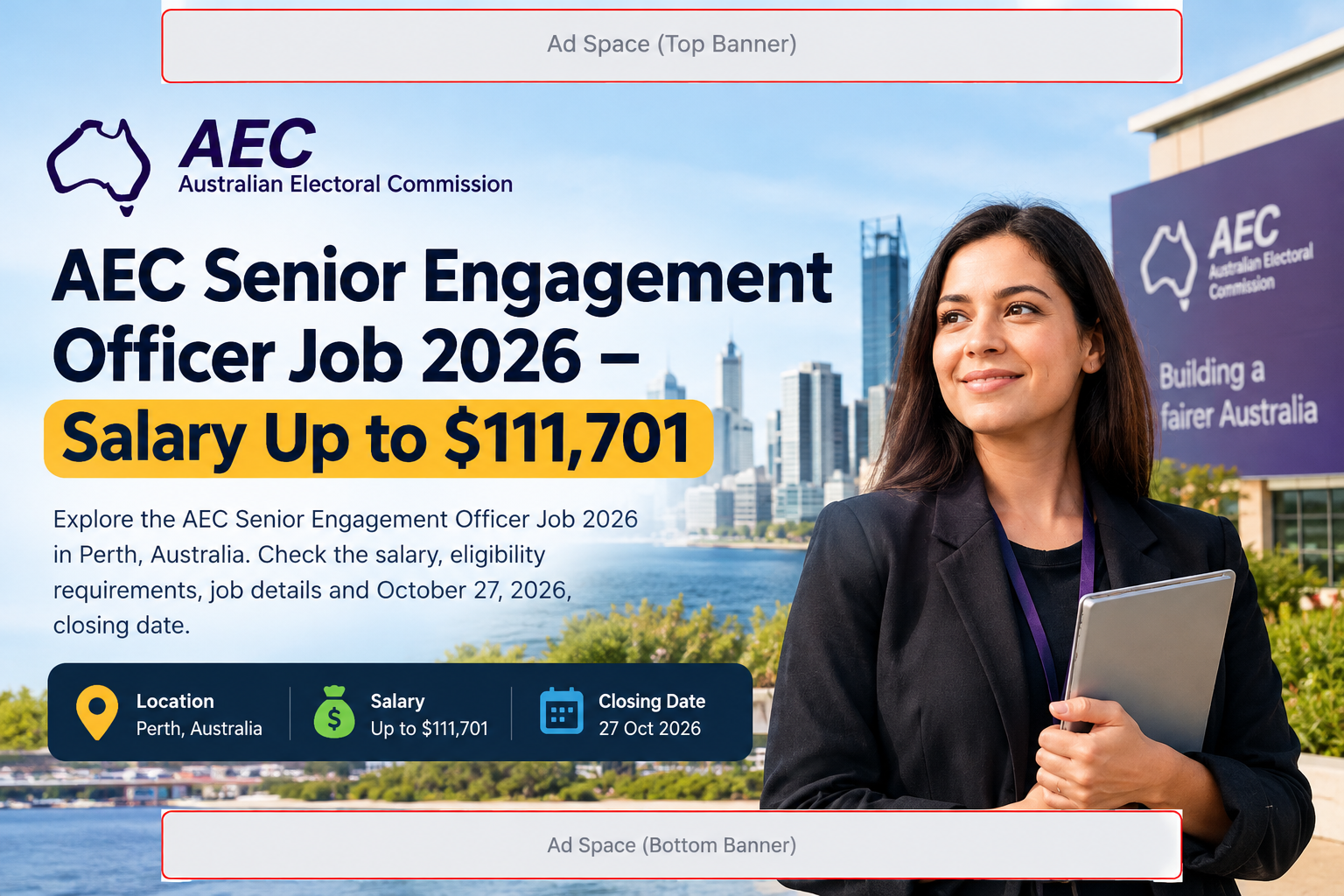 AEC Senior Engagement Officer Job 2026 – Salary Up to $111,701