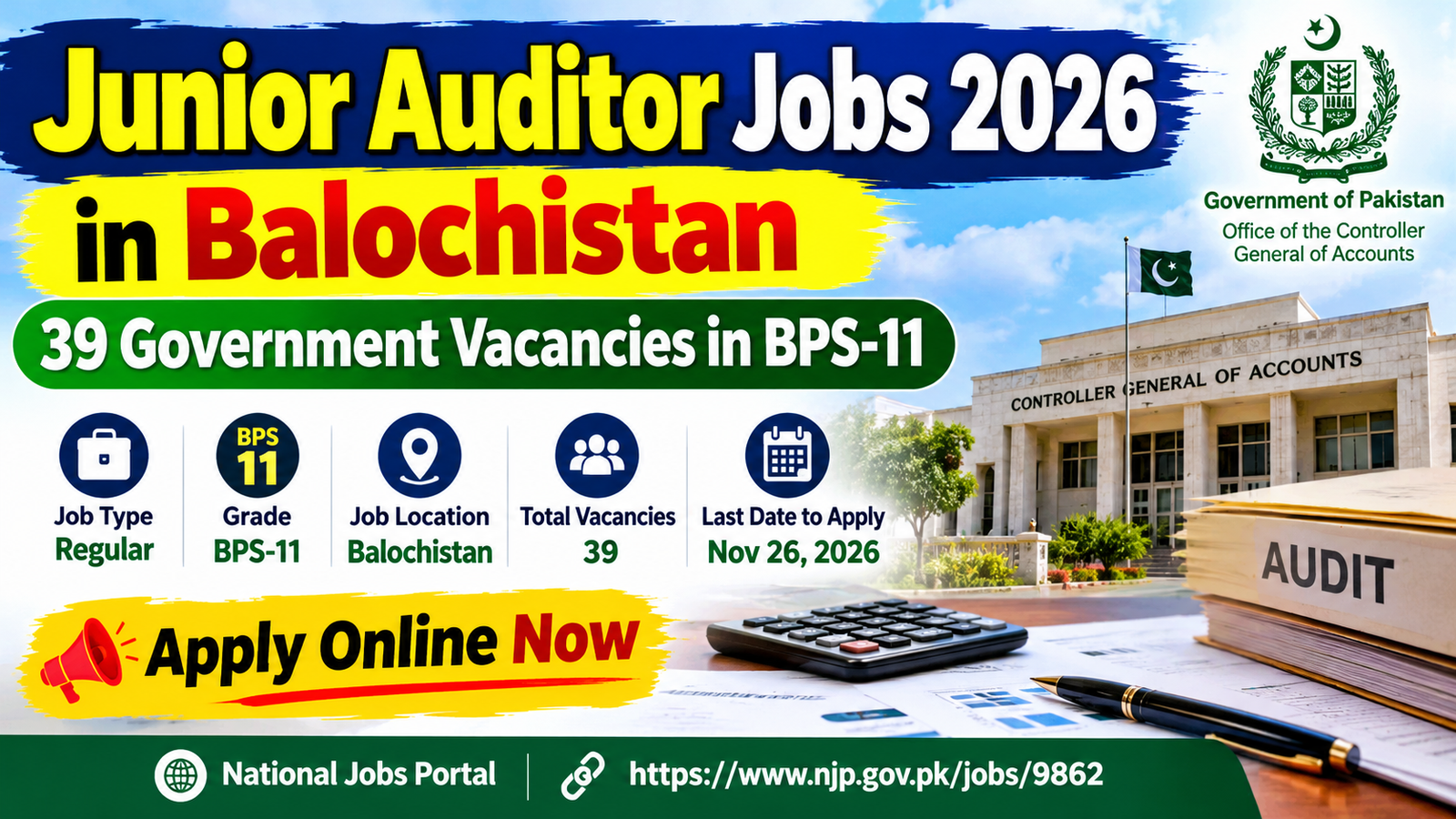 Junior Auditor Jobs 2026
