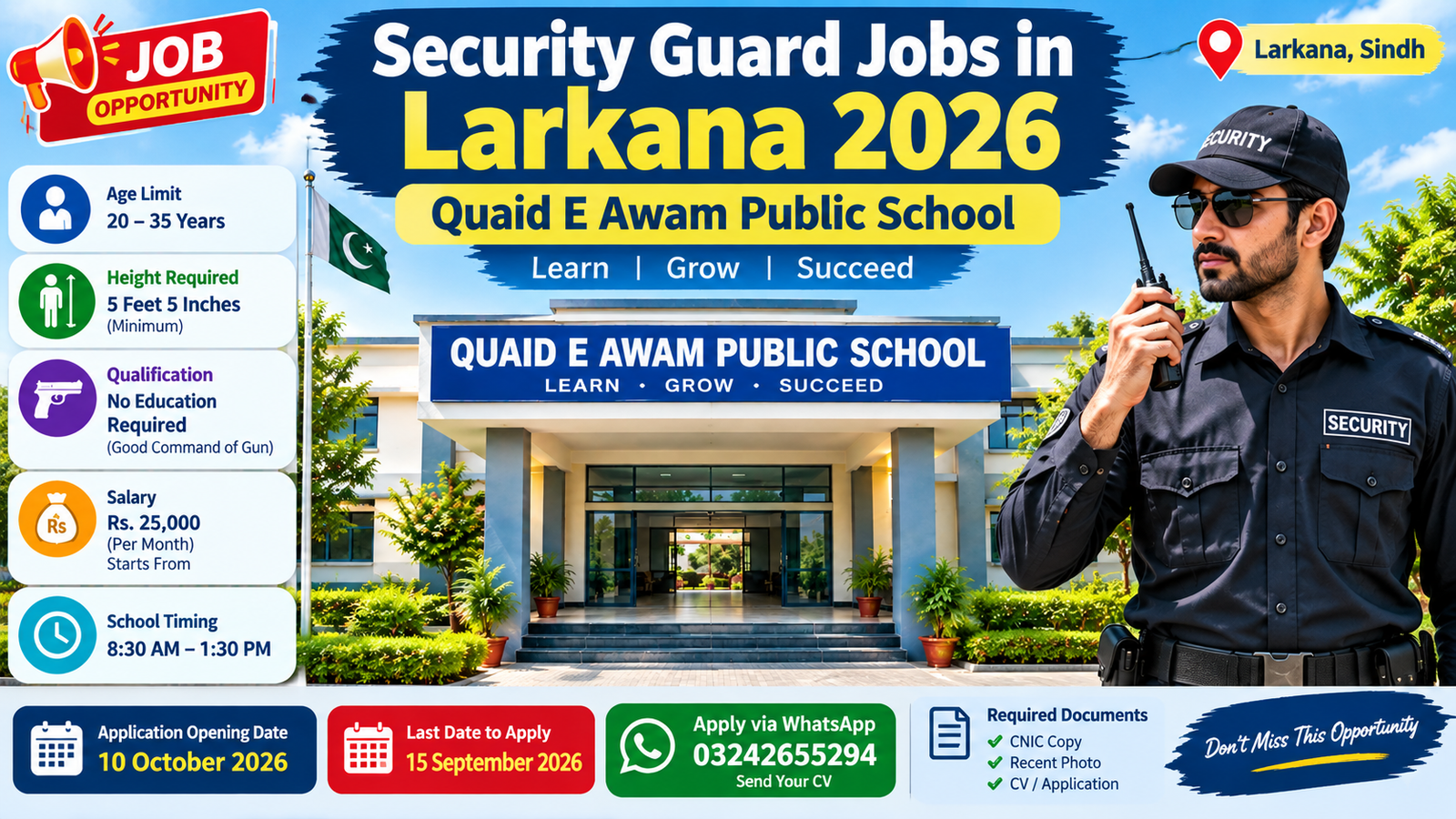 Security Guard Jobs in Larkana 2026