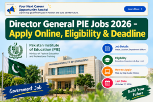 Pakistan Institute of Education (PIE), Government of Pakistan